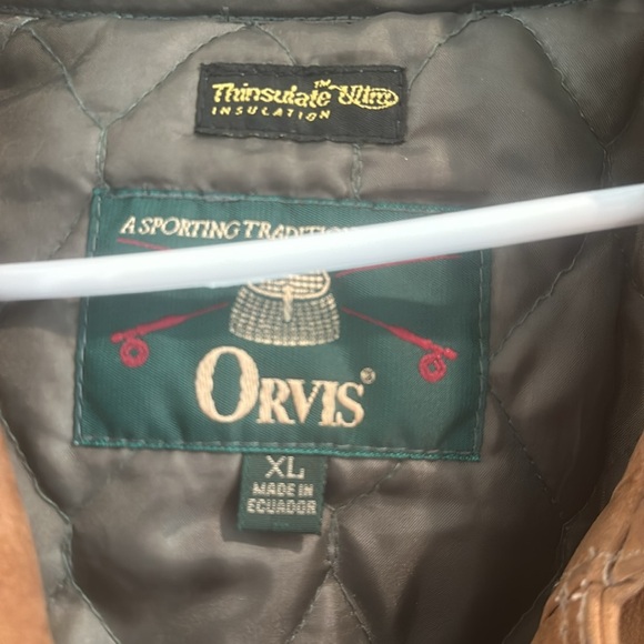 Orvis Leather Overcoat - Picture 2 of 7